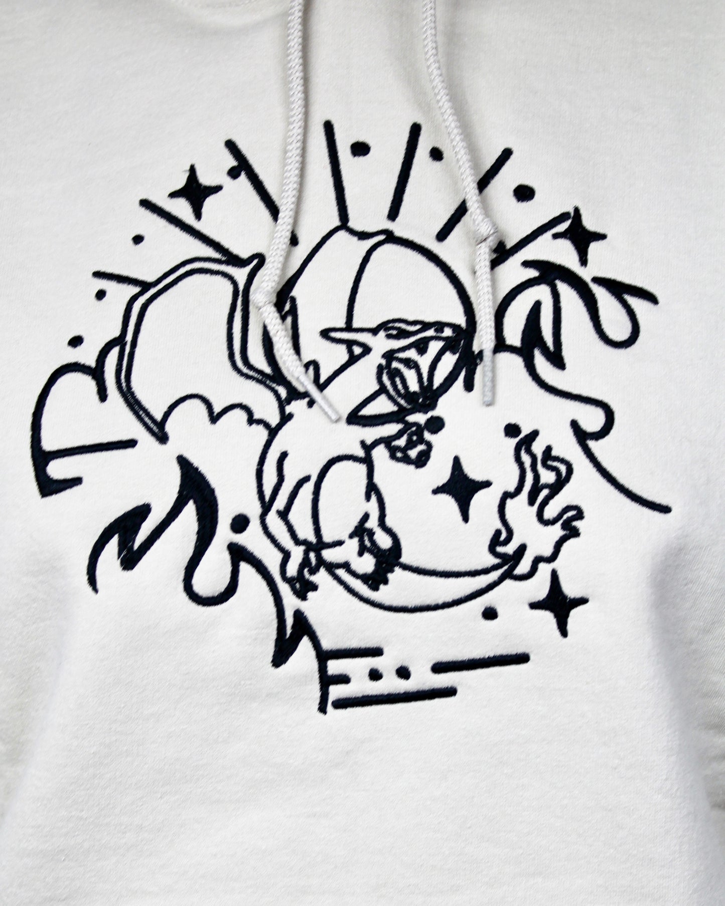 Dracaufeu | Pokémon | Sweat à capuche brodé