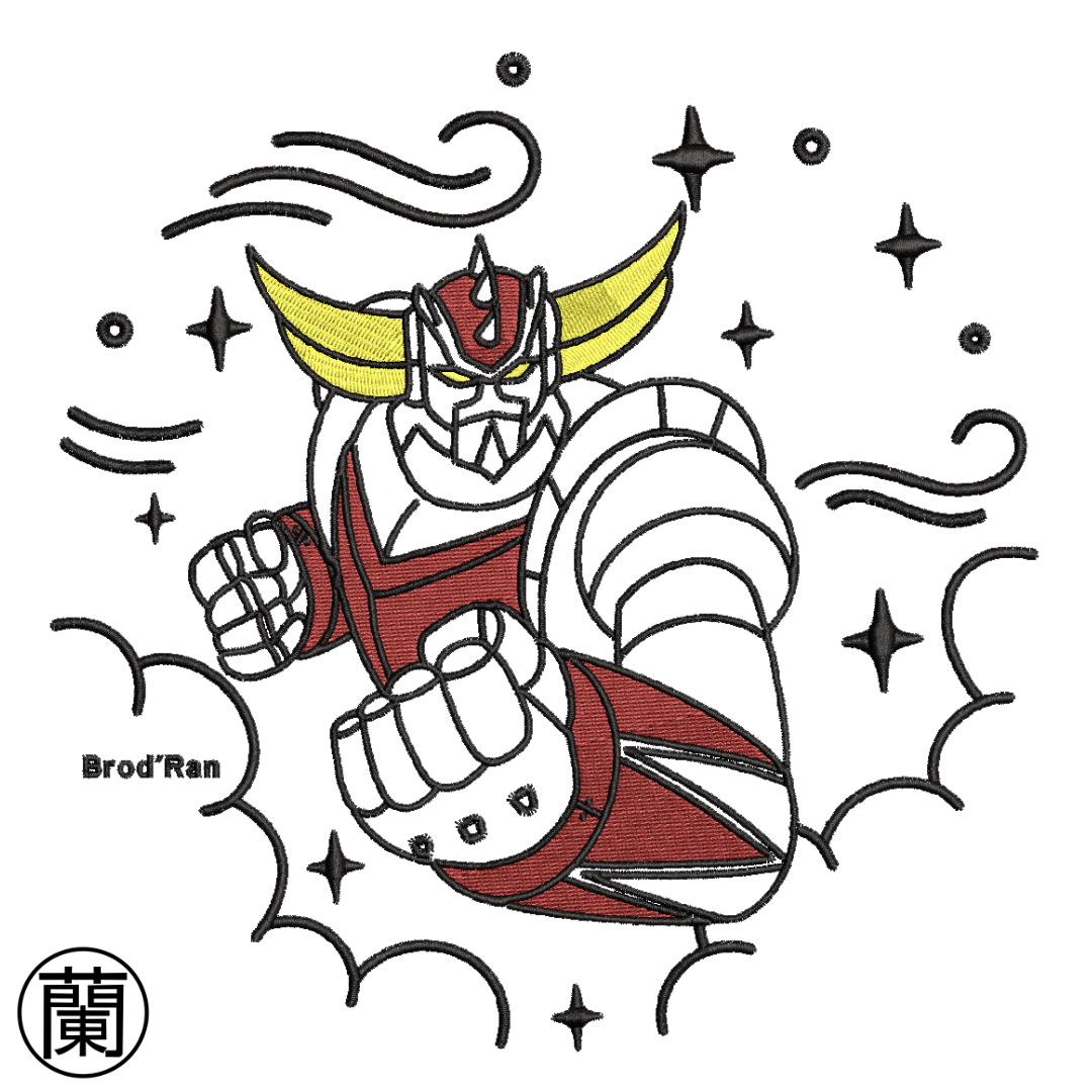 Goldorak | Sweat à capuche brodé