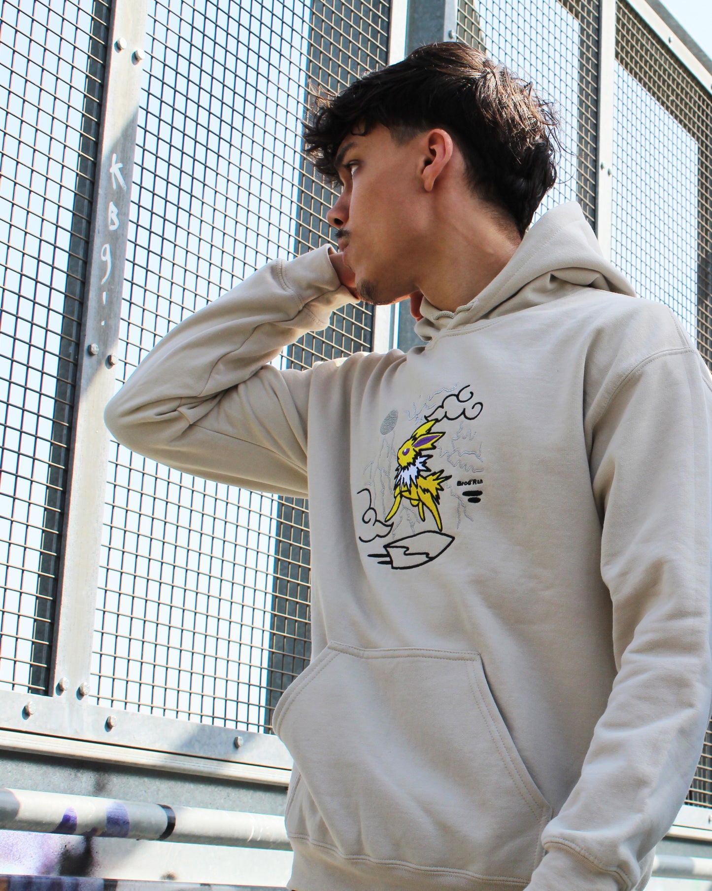 Voltali | Pokémon | Sweat à capuche brodé