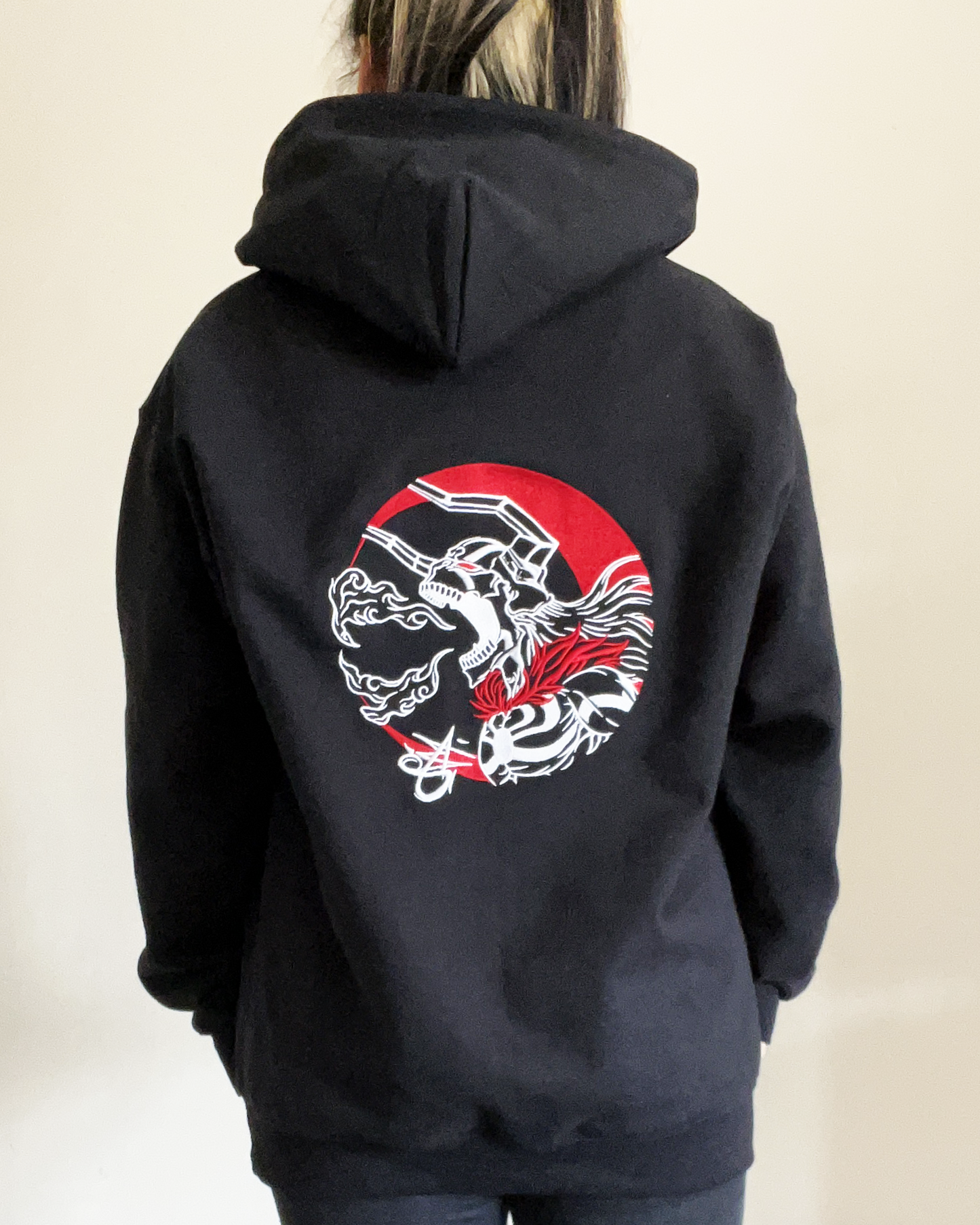 BLEACH | GRIM X BRODRAN | Sweat à capuche brodé