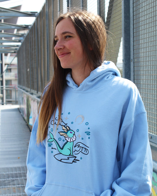 Aquali | Pokémon | Sweat à capuche brodé