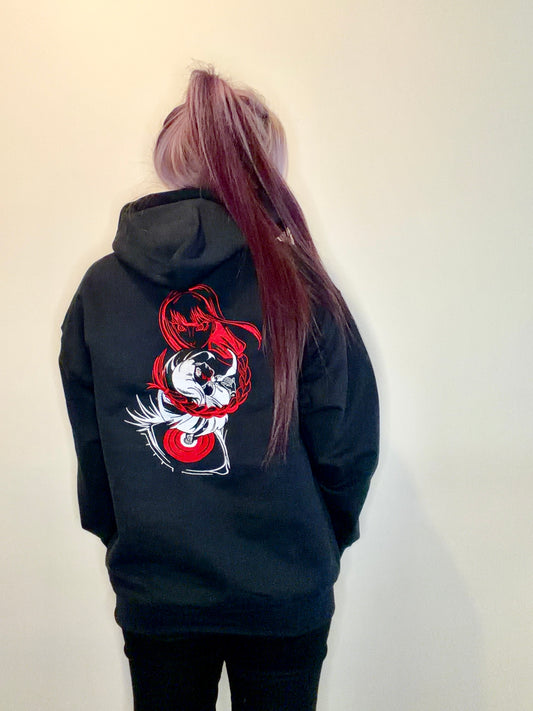 CHAINSAW MAN | YUGO X BRODRAN | Sweat à capuche brodé