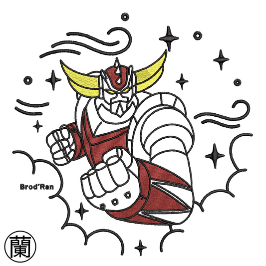 Goldorak | Sweat à capuche brodé