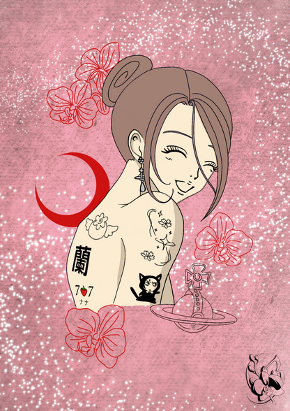 Nana (Hachi) | BRODRAN | Sweat à capuche brodé