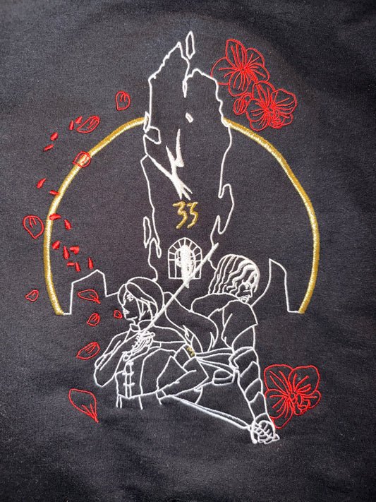 Clair Obscur - Expédition 33 | BRODRAN | Sweat à capuche brodé