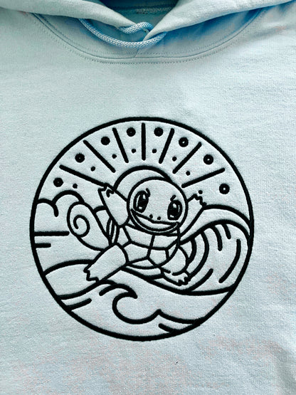 Carapuce | Pokémon | Sweat à capuche brodé