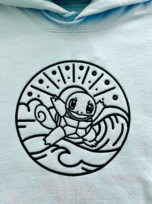 Carapuce | Pokémon | Sweat à capuche brodé