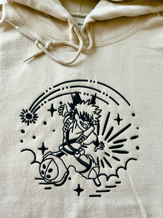 Bakugo | My Hero Academia | Sweat à capuche brodé