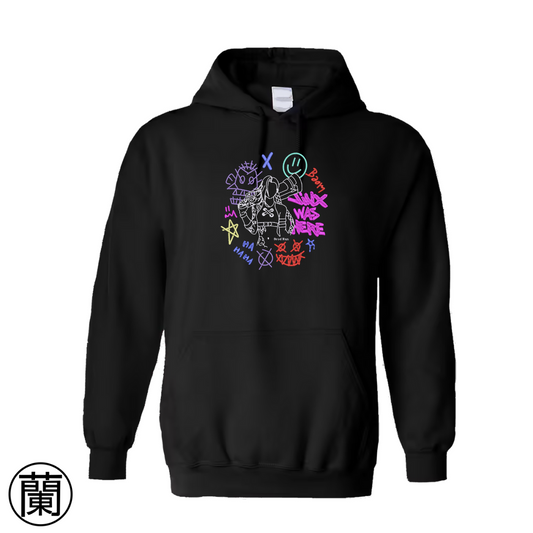 Jinx | Arcane | Sweat à capuche brodé