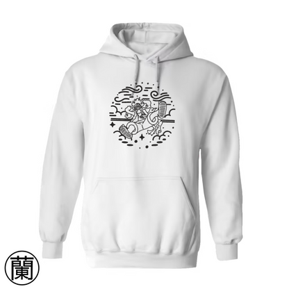 Luffy Gear 5 | One Piece | Sweat à capuche brodé