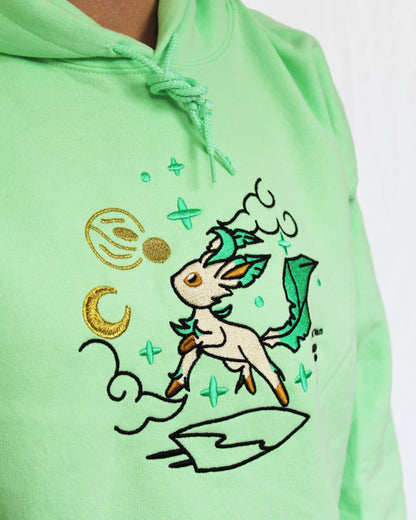 Phyllali | Pokémon | Sweat à capuche brodé