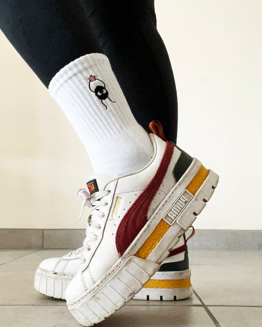 Noiraudes | GHIBLI | Chaussettes brodées