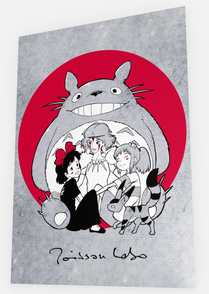 MIYAZAKI | POISSONLABO X BRODRAN | Sweat à capuche brodé