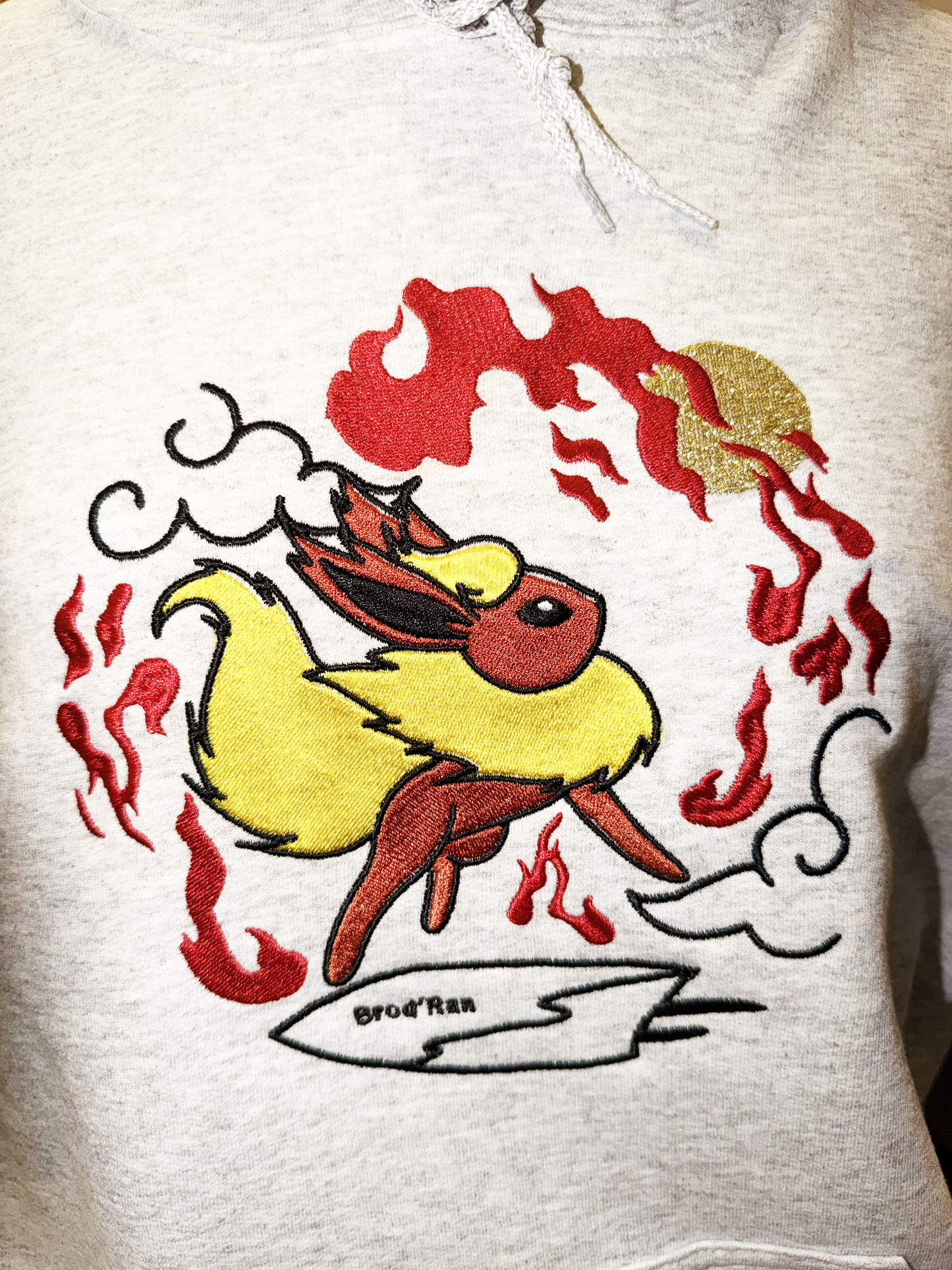 Pyroli | Pokémon | Sweat à capuche brodé